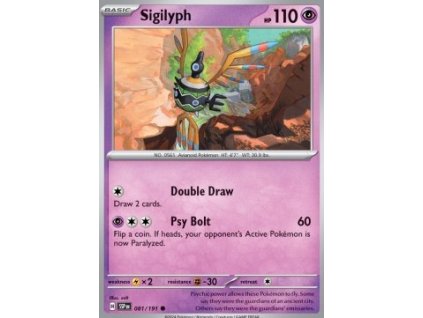 SSP 081/191 Sigilyph - Surging Sparks