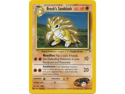 GH 023/132 Brock's Sandslash - Gym Heroes