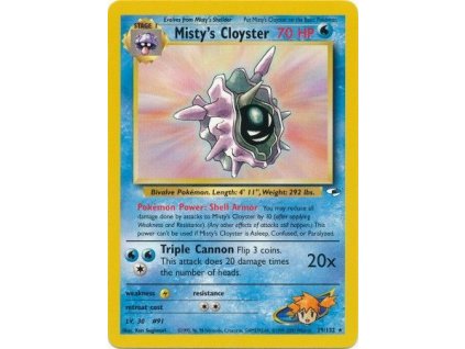 GH 029/132 Misty's Cloyster - Gym Heroes
