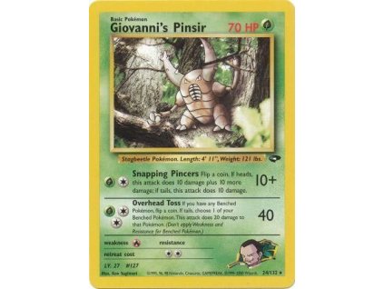 GC 024/132 Giovanni's Pinsir - Gym Challenge