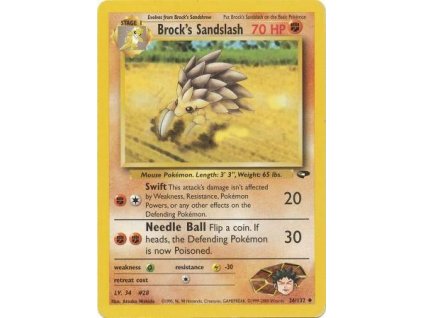 GC 036/132 Brock's Sandslash - Gym Challenge