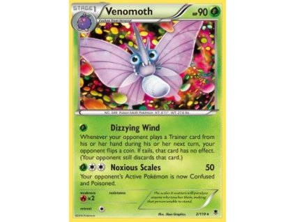 PHF 002/119 Venomoth - Phantom Forces