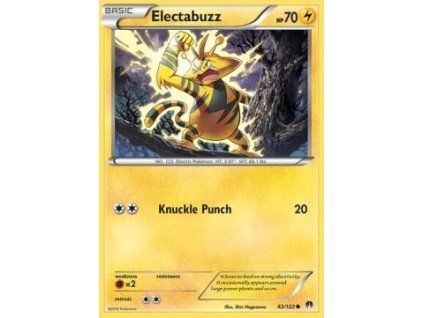 BKP 042/122 Electabuzz - BreakPoint (Stav Excellent, Verze NORMAL)