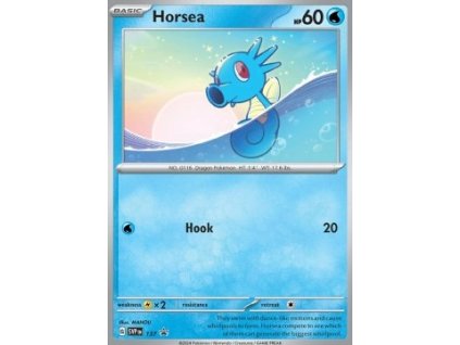 SVP 137 Horsea - Black Star Promos