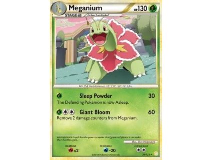 HS 026/123 Meganium - HeartGold SoulSilver