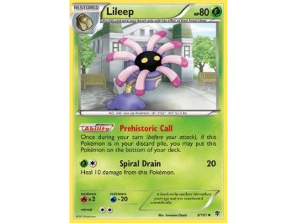 PLB 003/101 Lileep - Plasma Blast