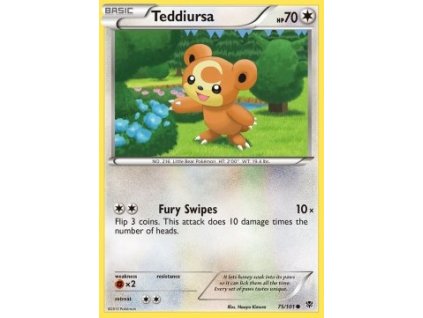 PLB 075/101 Teddiursa - Plasma Blast