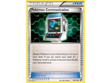 BLW 099/114 Pokémon Communication - Black & White
