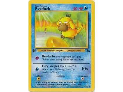FO 53/62 Psyduck 1ST EDITION - Fossil