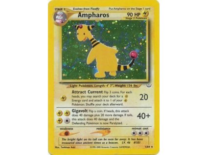 NR 01/64 Ampharos - Neo Revelation