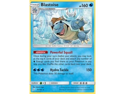 TEU 025/181 Blastoise - Team Up
