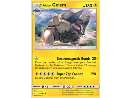 TEU 037/181 Alolan Golem - Team Up