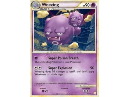 HS 034/123 Weezing - HeartGold SoulSilver