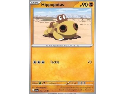 PRE 052/131 Hippopotas - Prismatic Evolutions