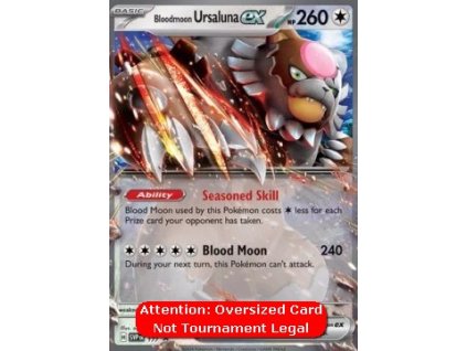 JUMBO SVP 177 Bloodmoon Ursaluna ex - Black Star Promo
