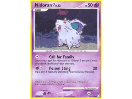 MT 091/123 Nidoran F Lv.12 - Mysterious Treasures