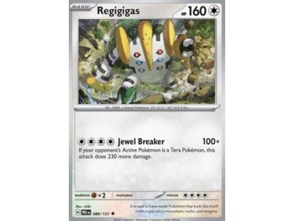 PRE 086/131 Regigigas - Prismatic Evolutions