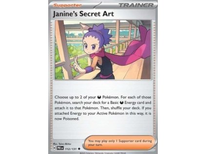 PRE 112/131 Janine's Secret Art - Prismatic Evolutions