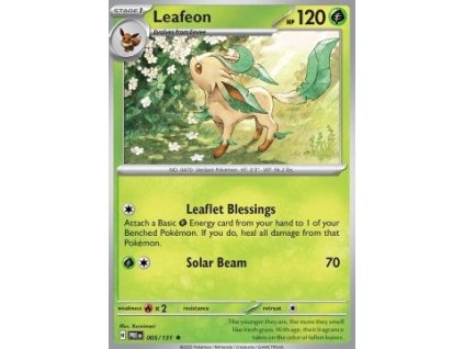 PRE 005/131 Leafeon - Prismatic Evolutions