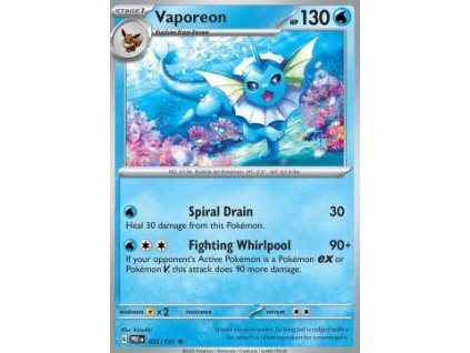 PRE 022/131 Vaporeon - Prismatic Evolutions