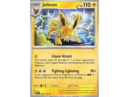 PRE 029/131 Jolteon - Prismatic Evolutions