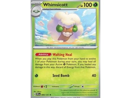 PRE 008/131 Whimsicott - Prismatic Evolutions