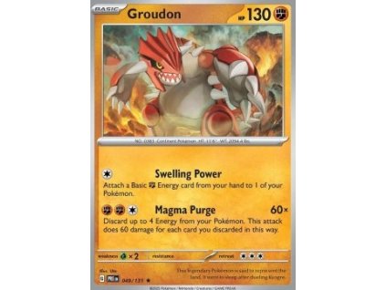 PRE 049/131 Groudon - Prismatic Evolutions