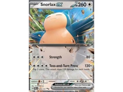PRE 076/131 Snorlax ex - Prismatic Evolutions