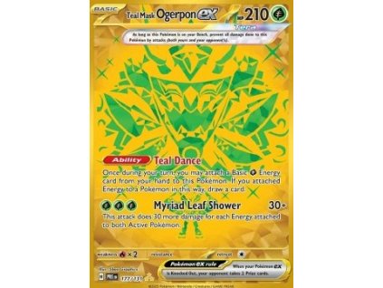 PRE 177/131 Teal Mask Ogerpon ex - Prismatic Evolutions