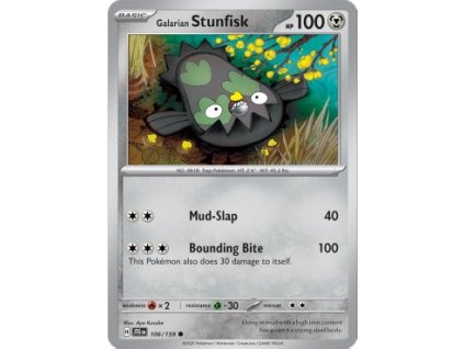 JTG 106/159 Galarian Stunfisk - Journey Together