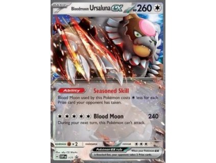 SVP 177 Bloodmoon Ursaluna ex - Black Star Promos