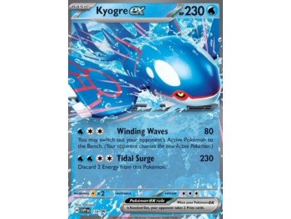 SVP 178 Kyogre ex - Black Star Promos