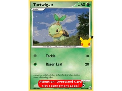 JUMBO DP 103/130 Turtwig Lv.10 - DP