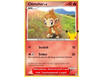 JUMBO DP 76/130 Chimchar Lv.8 - DP