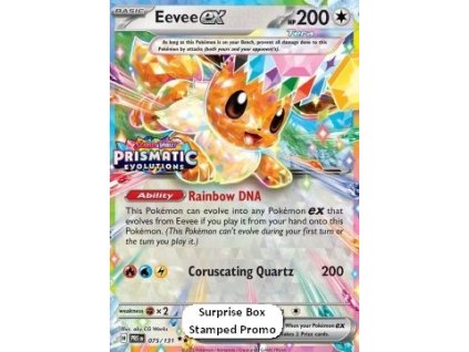 PRE 075/131 Eevee ex STAMPED - Prismatic Evolutions Additionals