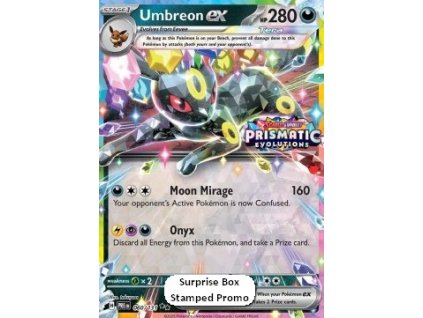 PRE 060/131 Umbreon ex STAMPED - Prismatic Evolutions Additionals