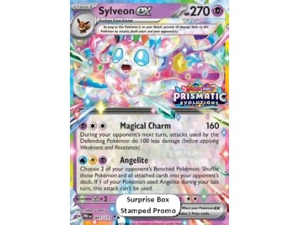 PRE 041/131 Sylveon ex STAMPED - Prismatic Evolutions Additionals