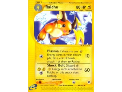 EX 061/165 Raichu - Expedition Base Set