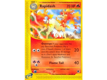 EX 062/165 Rapidash - Expedition Base Set