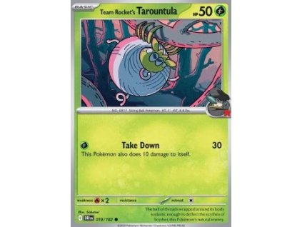DRI 019/182 Team Rocket's Tarountula - Destined Rivals