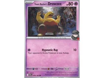 DRI 079/182 Team Rocket's Drowzee - Destined Rivals