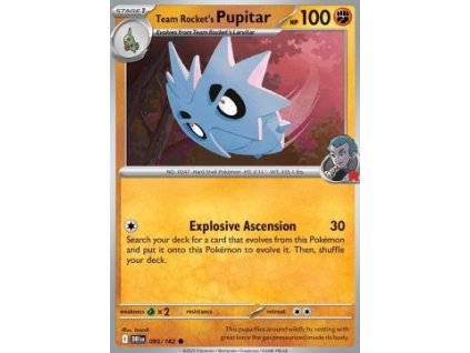 DRI 095/182 Team Rocket's Pupitar - Destined Rivals
