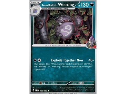 DRI 126/182 Team Rocket's Weezing - Destined Rivals