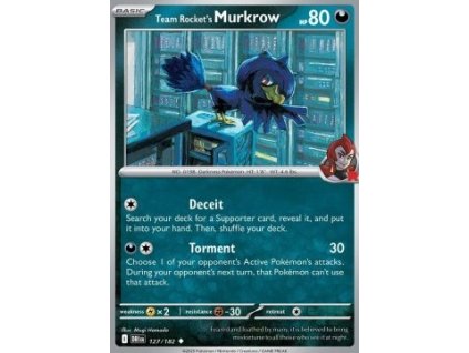 DRI 127/182 Team Rocket's Murkrow - Destined Rivals