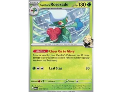 DRI 008/182 Cynthia's Roserade - Destined Rivals