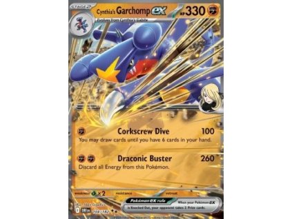 DRI 104/182 Cynthia's Garchomp ex - Destined Rivals