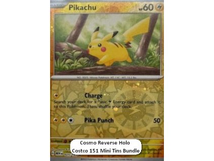 MEW 025/165 Pikachu COSMIC REVERSE - 151