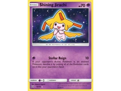 SLG 042/073 Shining Jirachi - Shining Legends