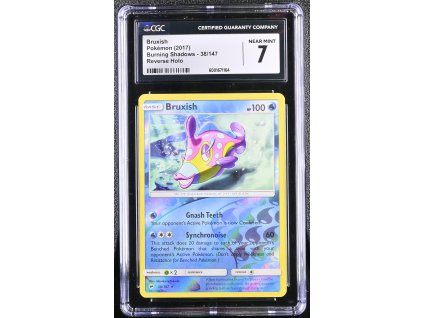 BUS 038/147 Bruxish REVERSE HOLO - Burning Shadows - CGC 7