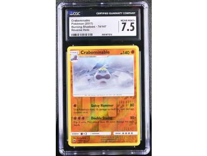 BUS 074/147 Crabominable REVERSE HOLO - Burning Shadows - CGC 7.5